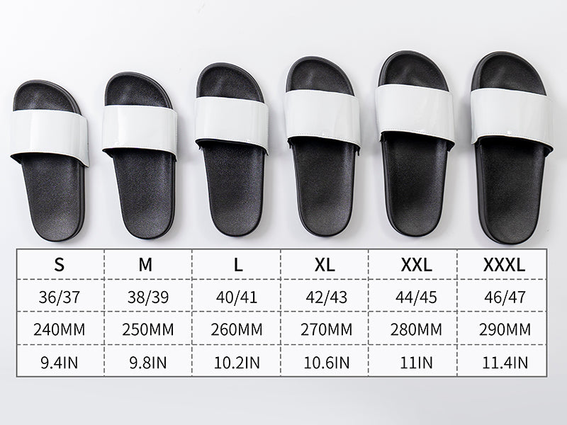 Sublimation Adult Black Sandal - Joto Imaging Supplies Canada